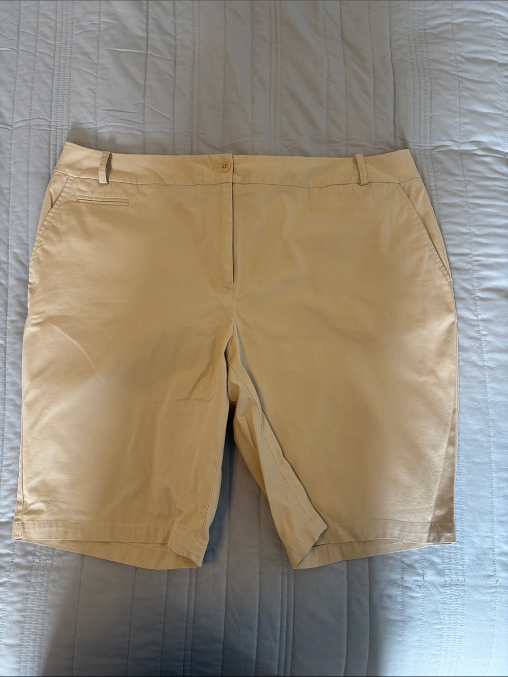Talbots Light Beige Bermuda Shorts